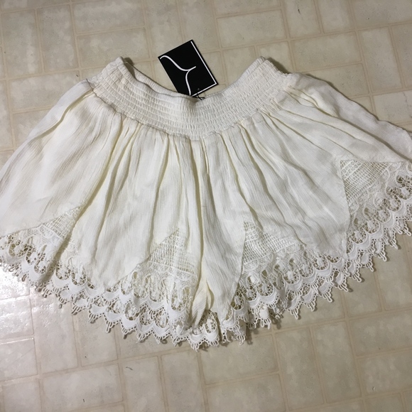 Dance & Marvel Pants - NWT!  Dance & Marvel Lacy Bottom Shorts.  Medium